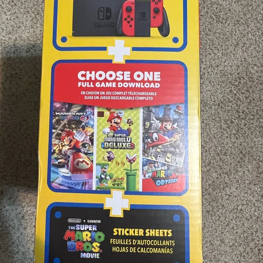 Nintendo Switch Mario Choose One Bundle